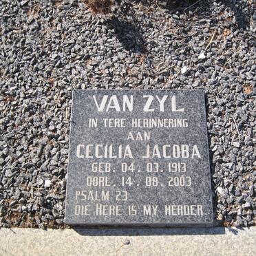 ZYL Gert N., van 1912-1969 :: VAN ZYL Cecilia Jacoba 1913-2003
