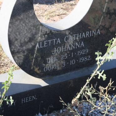 ZYL Johannes Gideon, van 1915-1981 &amp; Aletta Catharina Johanna 1929-1982