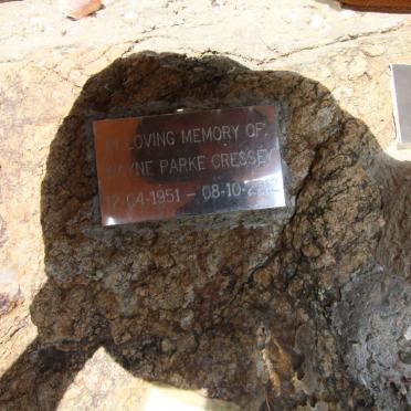 CRESSEY Wayne Park 1951-2012