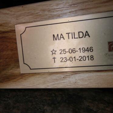 ? Matilda 1946-2018