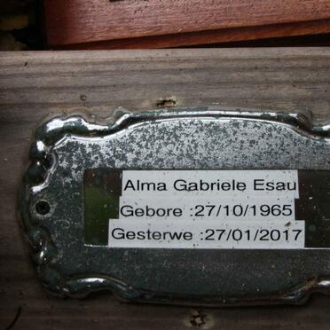 ESAU Alma Gabriele 1965-2017