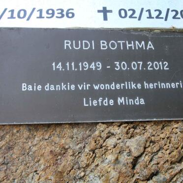 BOTHMA Rudi 1949-2012