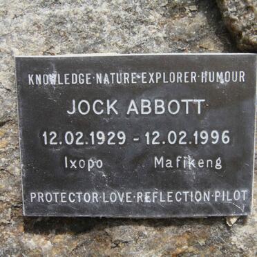 ABBOTT Jock 1929-1996