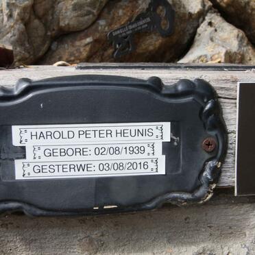 HEUNIS Harold Peter 1939-2016