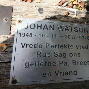 WATSON Johan 1948-2017