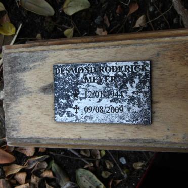 MEYER Desmond Roderick 1944-2009