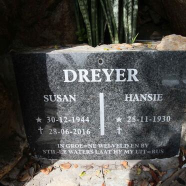 DREYER Hansie 1930- & Susan 1944-2016