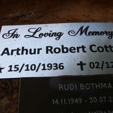 COTTRELL Arthur Robert 1936-2015