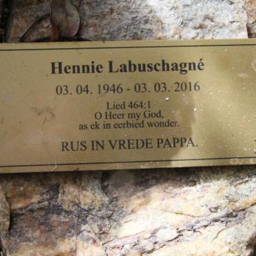 LABUSCHAGNÉ Hennie 1946-2016
