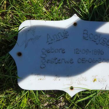 BOOYSEN Annie 1896-2003