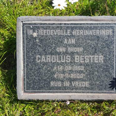 BESTER Carolus 1935-2000
