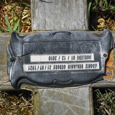 BENJAMIN Adonis 1921-2010