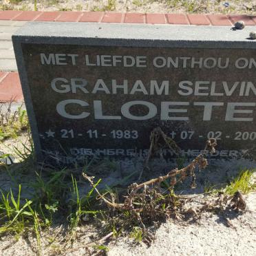 CLOETE Graham Selvin 1983-2002