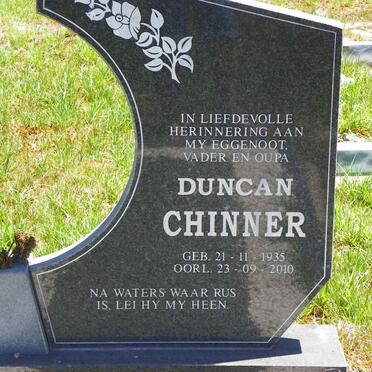 CHINNER Duncan 1935-2010