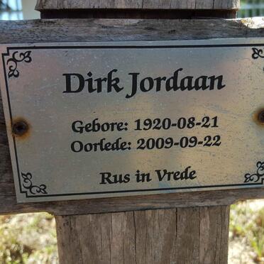 JORDAAN Dirk 1920-2009
