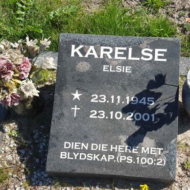KARELSE Elsie 1945-2001