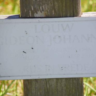LOUW Gideon Johannes 1948-2010