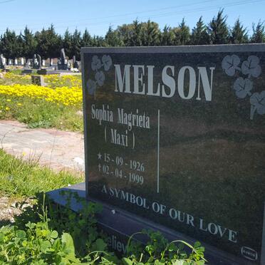 MELSON Sophia Magrieta 1926-1999