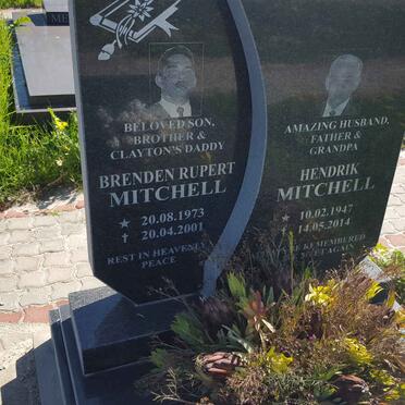 MITCHELL Hendrik 1947-2014 :: MITCHELL Brenden Rupert 1973-2001