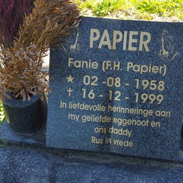PAPIER F.H. 1958-1999