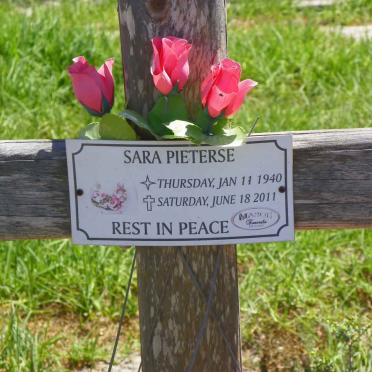 PIETERSE Sara 1940-2011