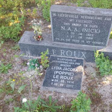 ROUX N.A.A.,le 1923-1998 &amp; Lydia Jacoba 1936-2012