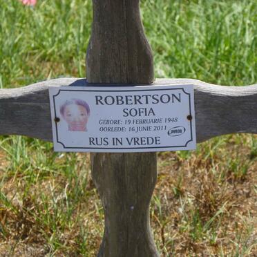 ROBERTSON Sofia 1948-2011