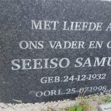 SAMUEL Seeiso 1932-1998