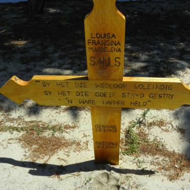 SAULS Louisa Fransina Magdelena 1958-2009
