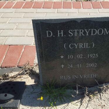 STRYDOM D.H. 1925-2002