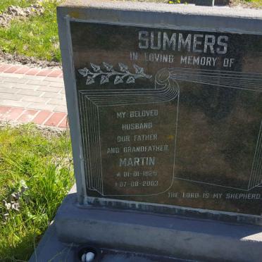 SUMMERS Martin 1929-2003