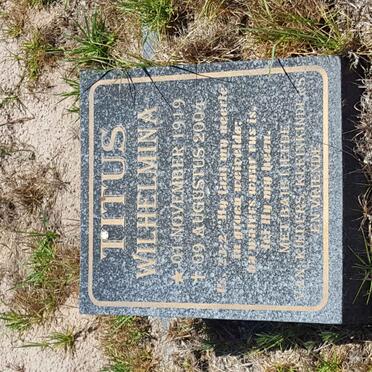 TITUS Wilhelmina 1919-2004