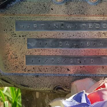 WITBOOI Martin 1974-2010