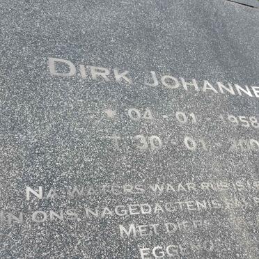 WEE Dirk Johannes, de 1958-2002