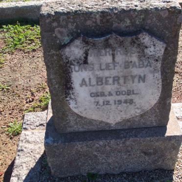 ALBERTYN Baba -1948
