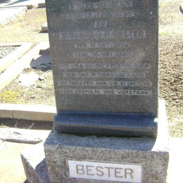 BESTER Susanna J.H. 1856-1940