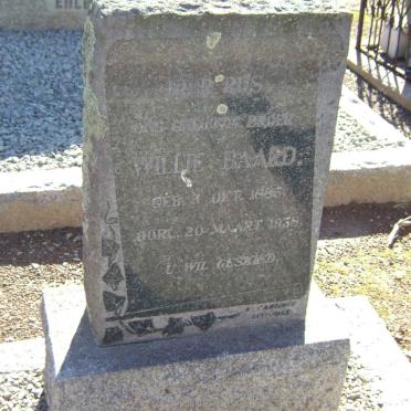 BAARD Willie 1885-1938