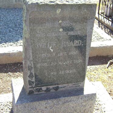 BAARD Willie 1885-1938