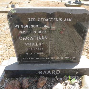 BAARD Christiaan Phillip 1927-2002