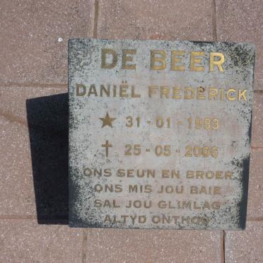 BEER Daniel Frederick, de 1983-2006