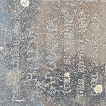 BOIS Johannes Marius, du 1875-1963 &amp; Helena Apolonia SLABBER 1882-1921