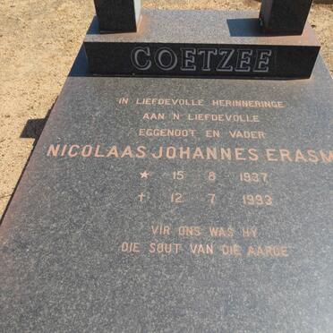 COETZEE Nicolaas Johannes Erasmus 1937-1993