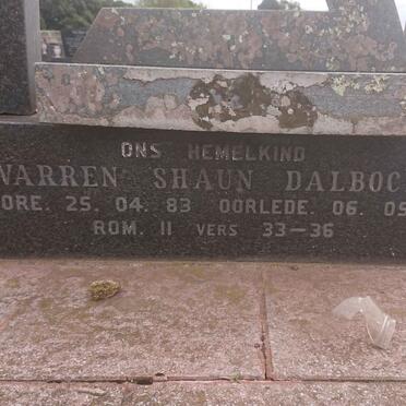 DALBOCK Warren Shaun 1983-1986