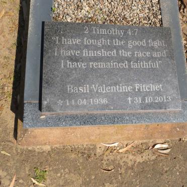 FITCHET Basil Valentine 1936-2013