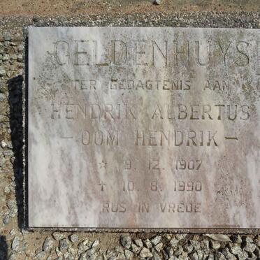 GELDENHUYS Hendrik Albertus 1907-1990
