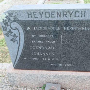 HEYDENRYCH Coenraad Johannes 1903-1958