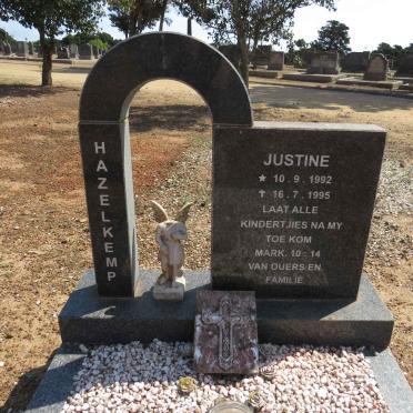 HAZELKEMP Justine 1992-1995