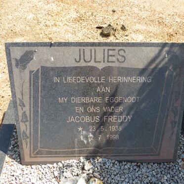 JULIES Jacobus Freddy 1938-1998