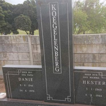 KOEGELENBERG Danie 1941-1978 &amp; Hester 1949-1984