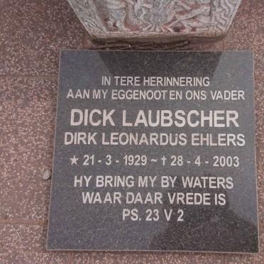 LAUBSCHER Dirk Leonardus Ehlers 1929-2003